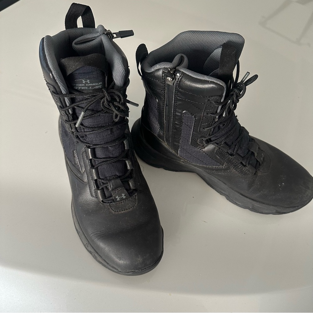 Under Armour Black Tactical Boots View 2